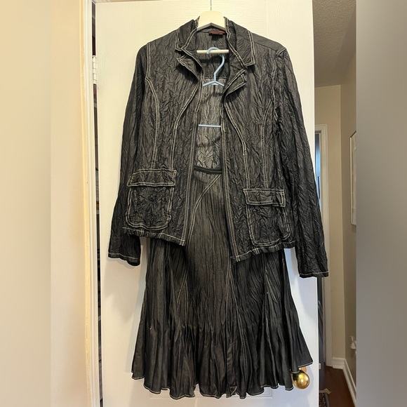 Simon Chang Skirt and Jacket Set - Picture 1 of 7